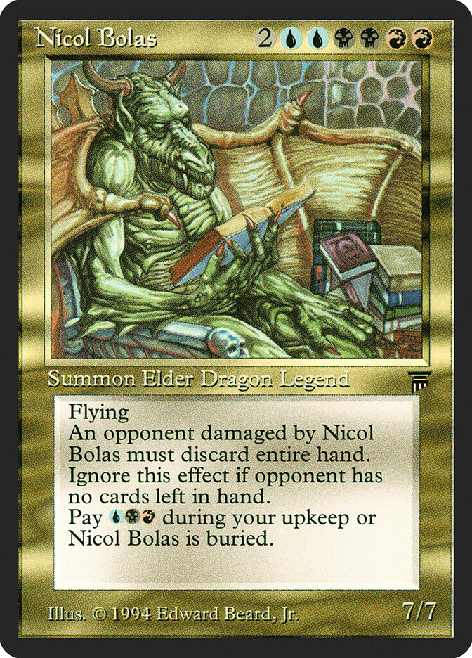 Nicol Bolas card front