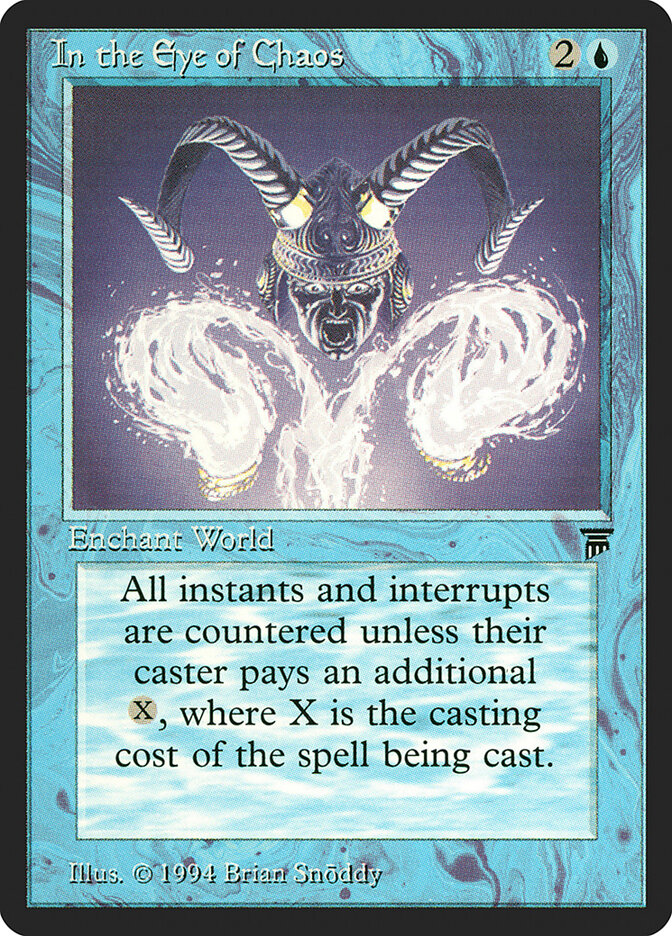 In the Eye of Chaos card front
