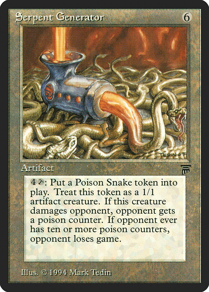 Serpent Generator card front