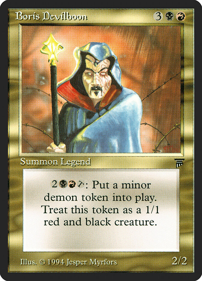Boris Devilboon card front