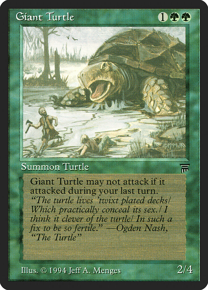 Giant Turtle card front