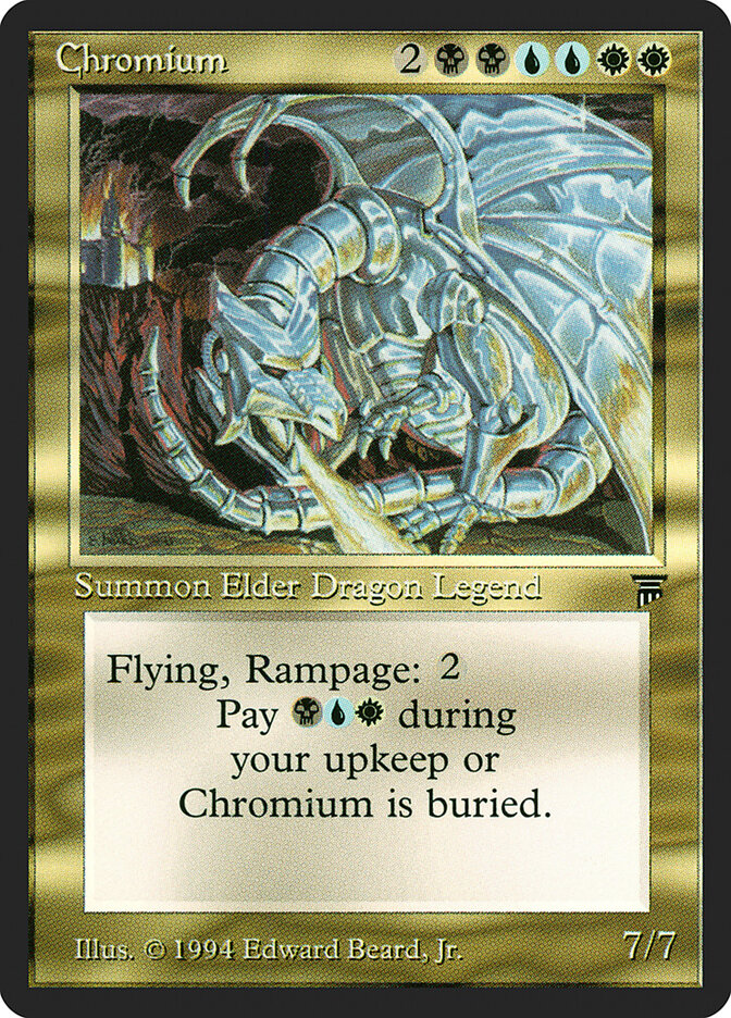 Chromium card front
