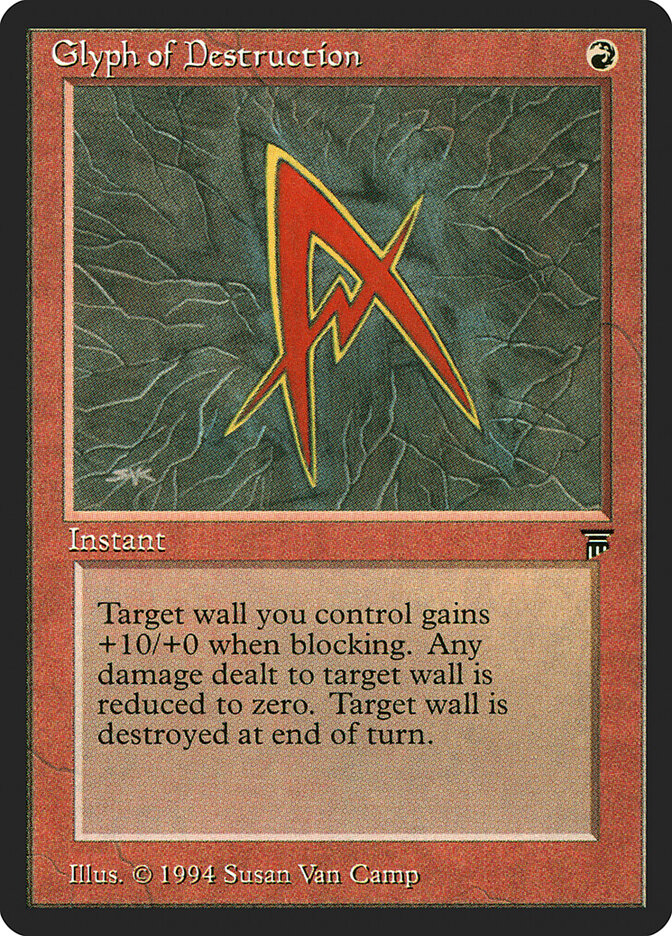 Glyph of Destruction card front