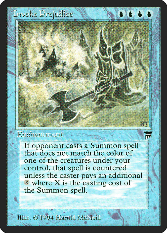 Invoke Prejudice card front
