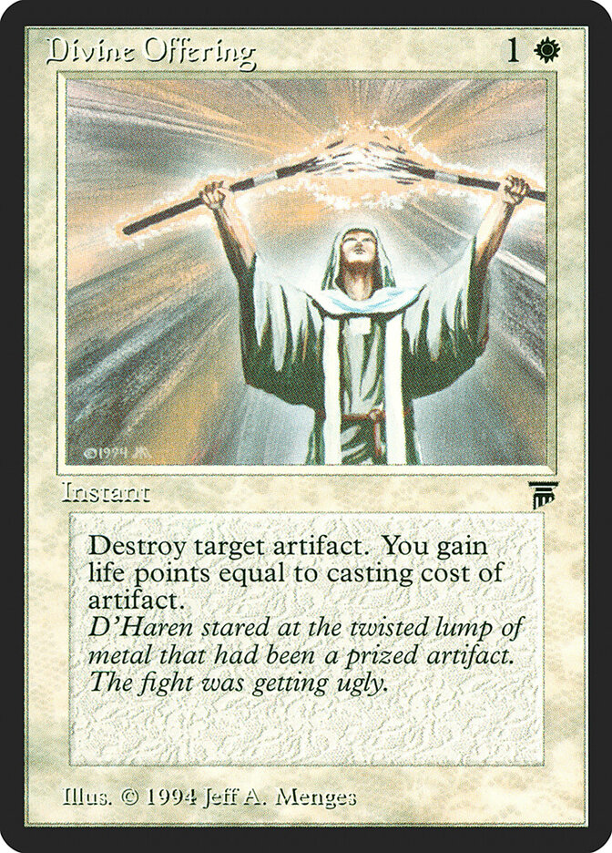 Divine Offering card front
