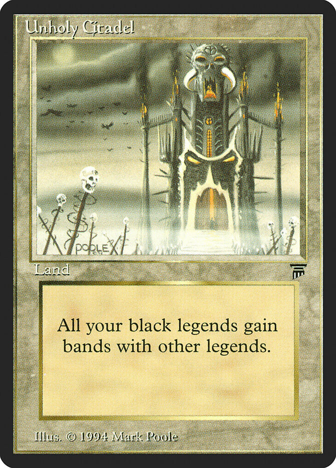 Unholy Citadel card front