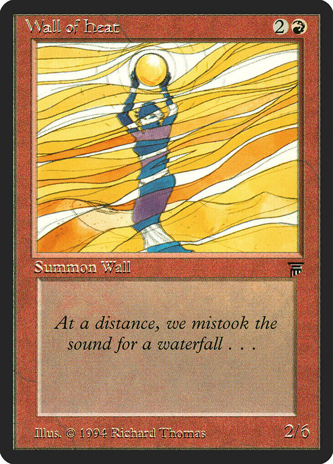Wall of Heat card front