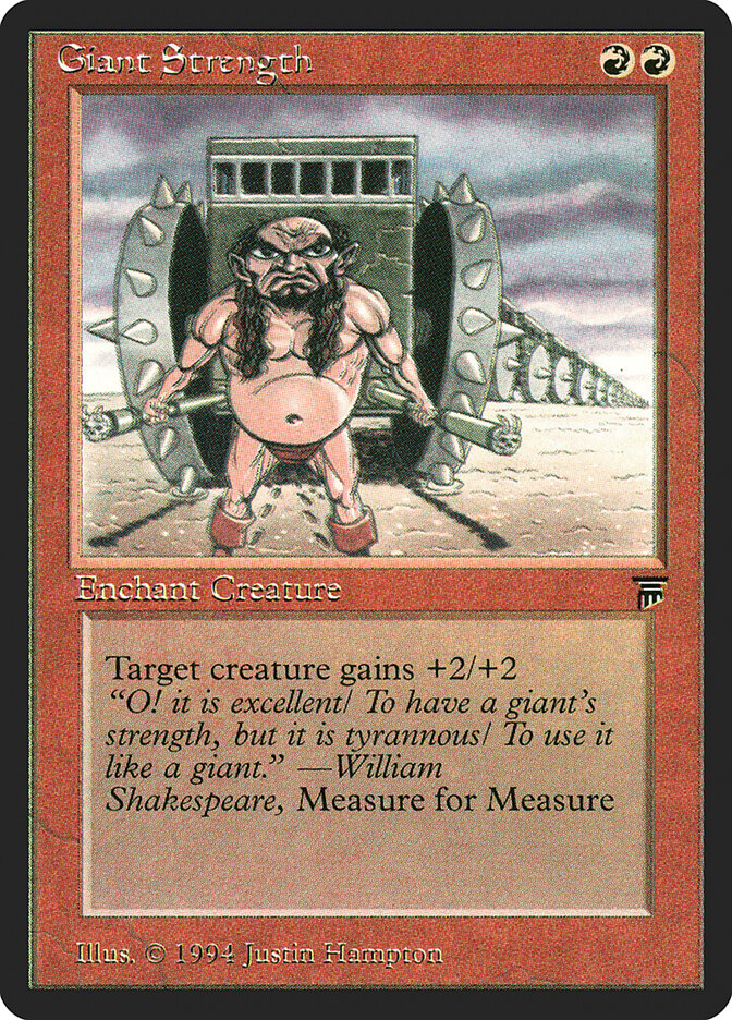 Giant Strength card front