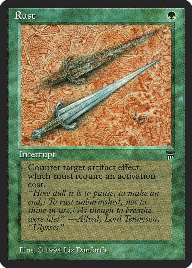 Rust card front