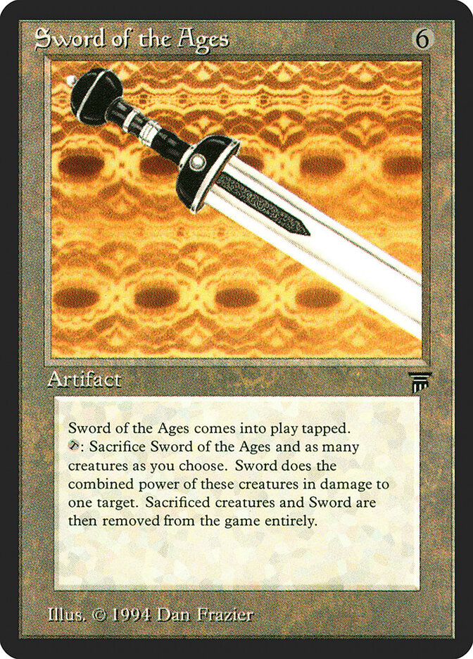 Sword of the Ages card front