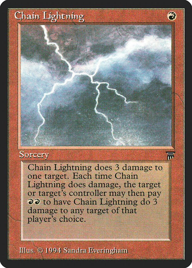 Chain Lightning card front