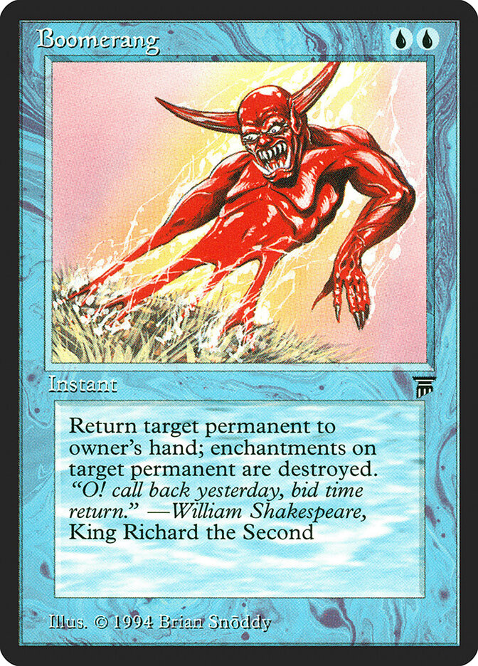 Boomerang card front