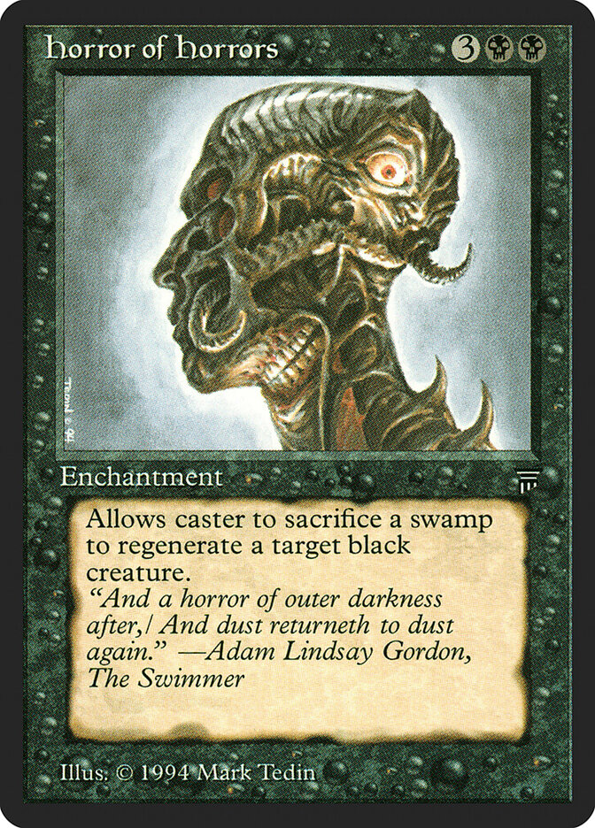 Horror of Horrors card front