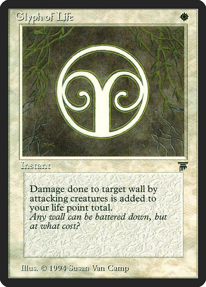 Glyph of Life card front