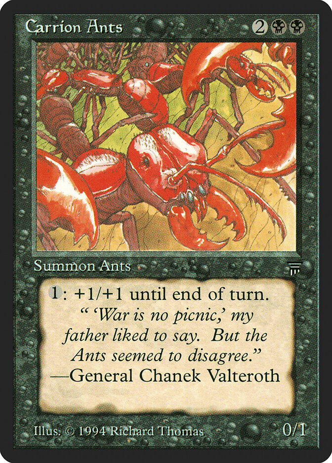 Carrion Ants card front
