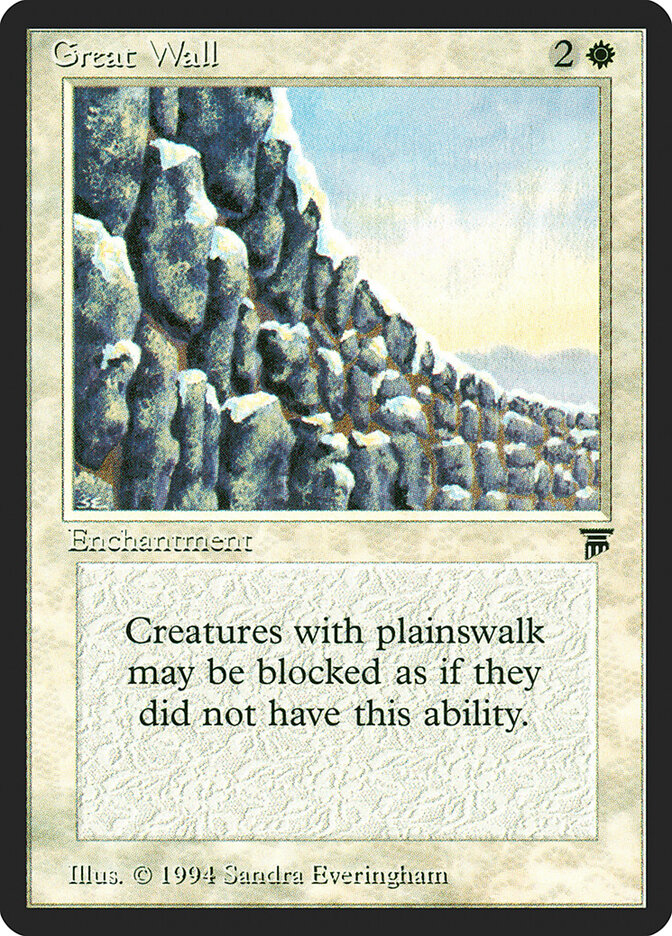 Great Wall card front
