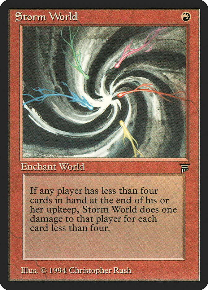 Storm World card front