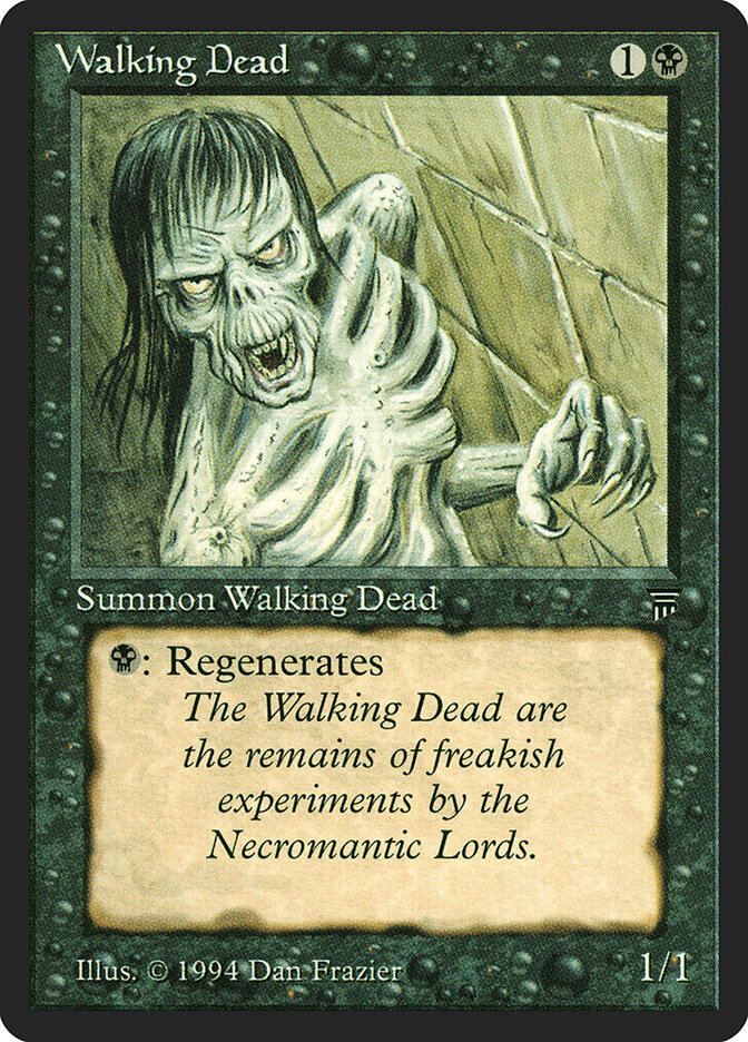 Walking Dead card front
