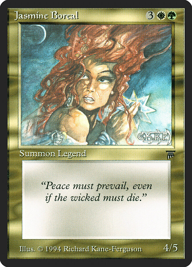 Jasmine Boreal card front