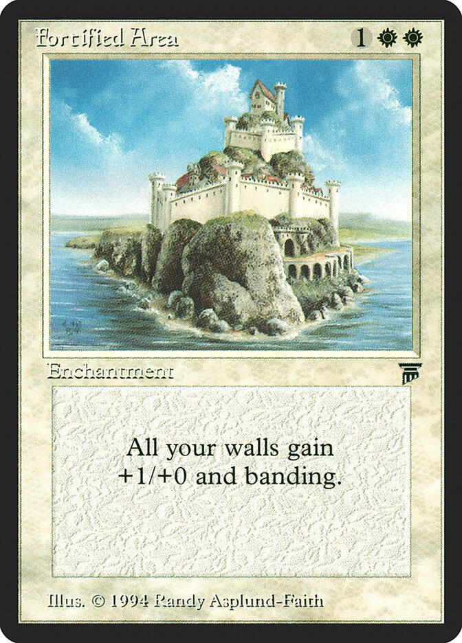 Fortified Area card front