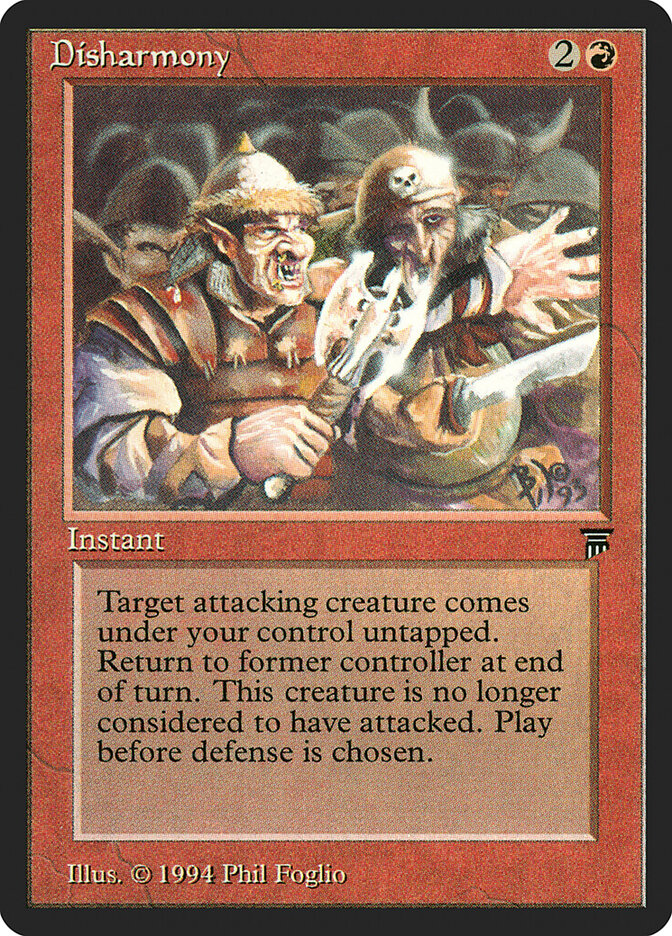 Disharmony card front