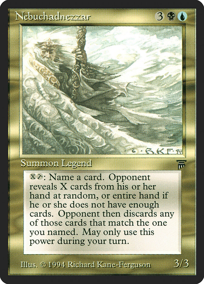 Nebuchadnezzar card front