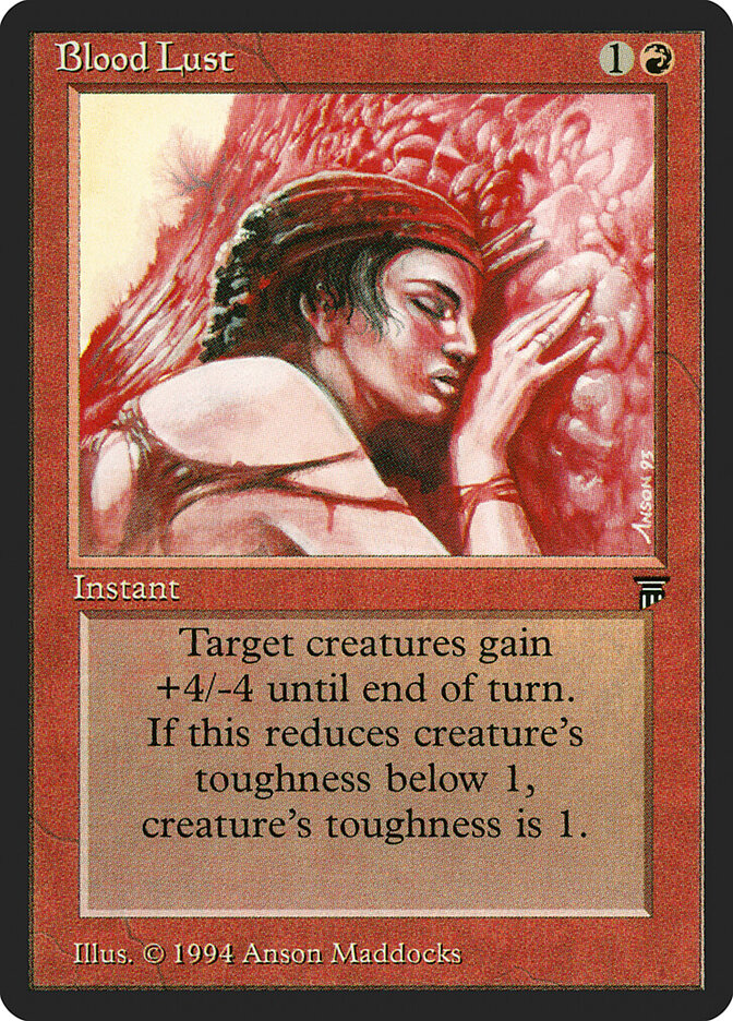 Blood Lust card front