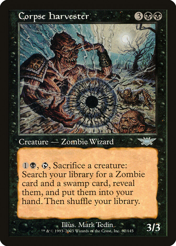 Corpse Harvester card front