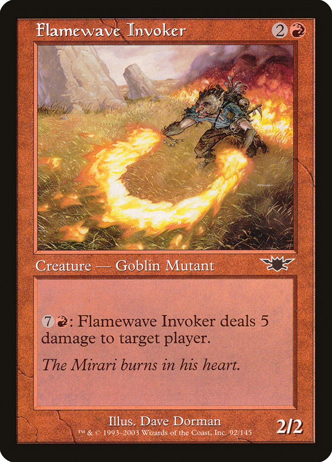 Flamewave Invoker card front