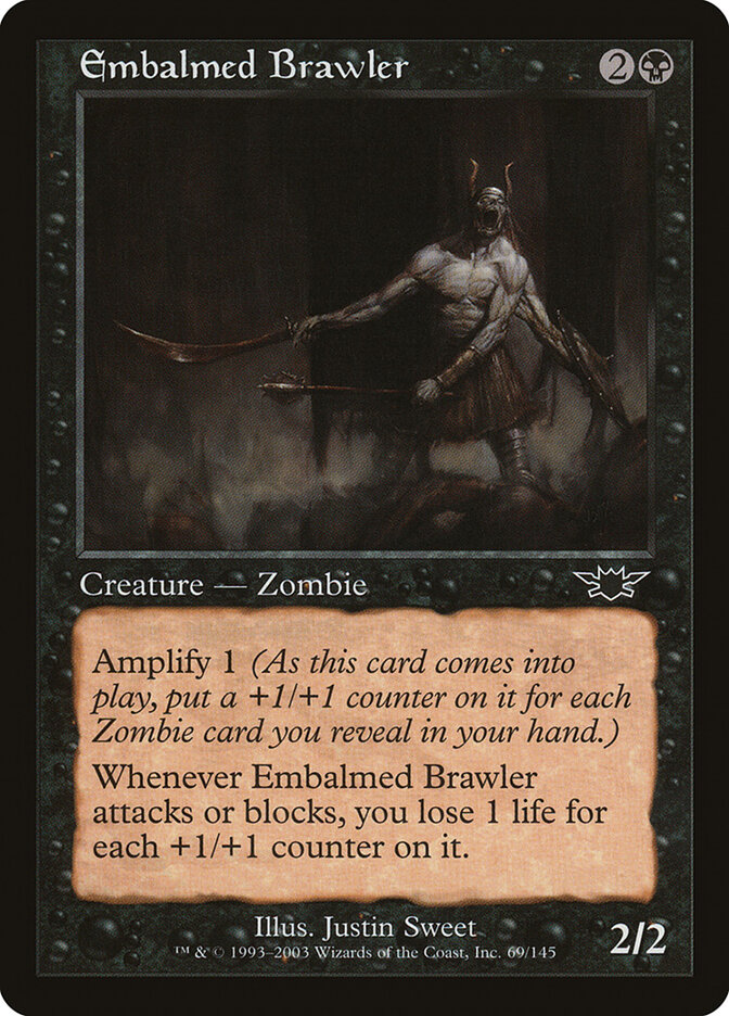 Embalmed Brawler card front