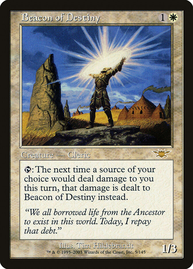 Beacon of Destiny card front