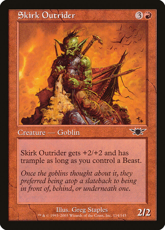 Skirk Outrider card front