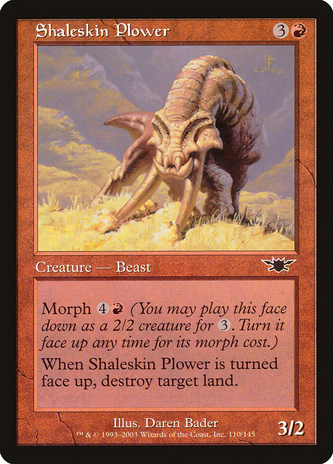 Shaleskin Plower card front