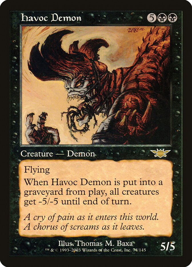 Havoc Demon card front