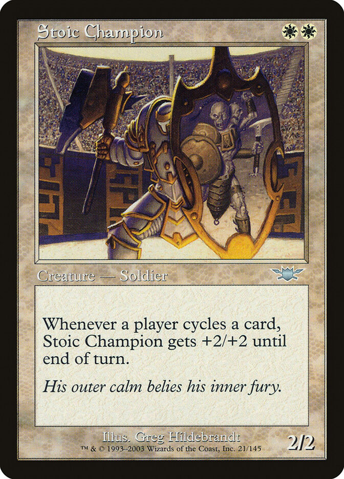 Stoic Champion card front