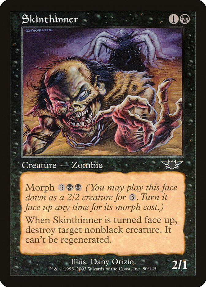 Skinthinner card front