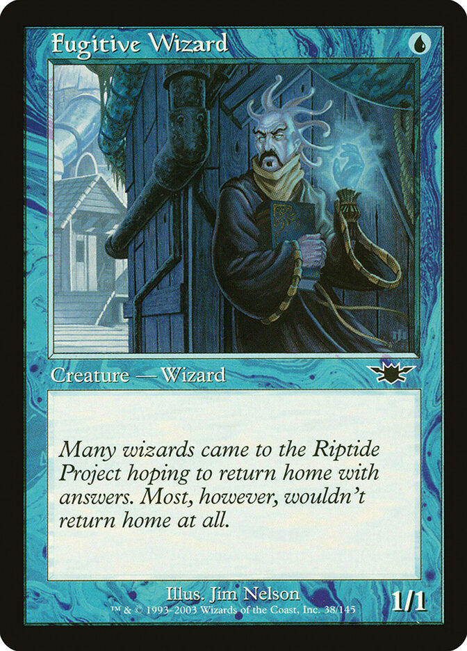 Fugitive Wizard card front