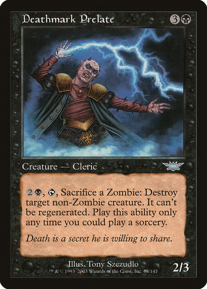 Deathmark Prelate card front