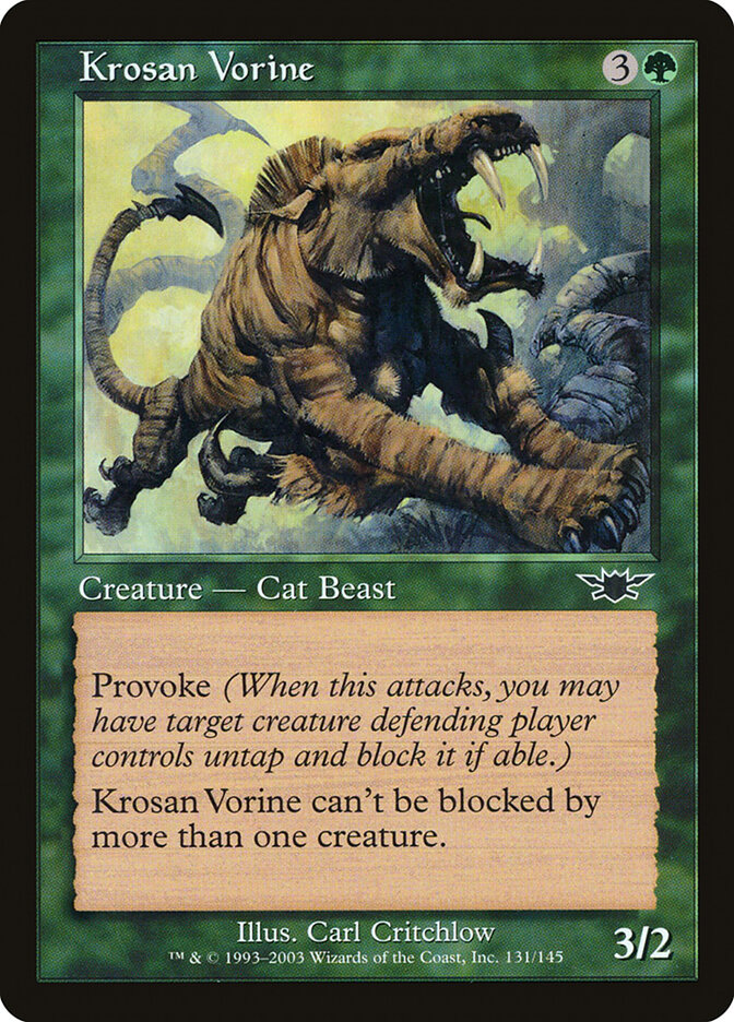 Krosan Vorine card front