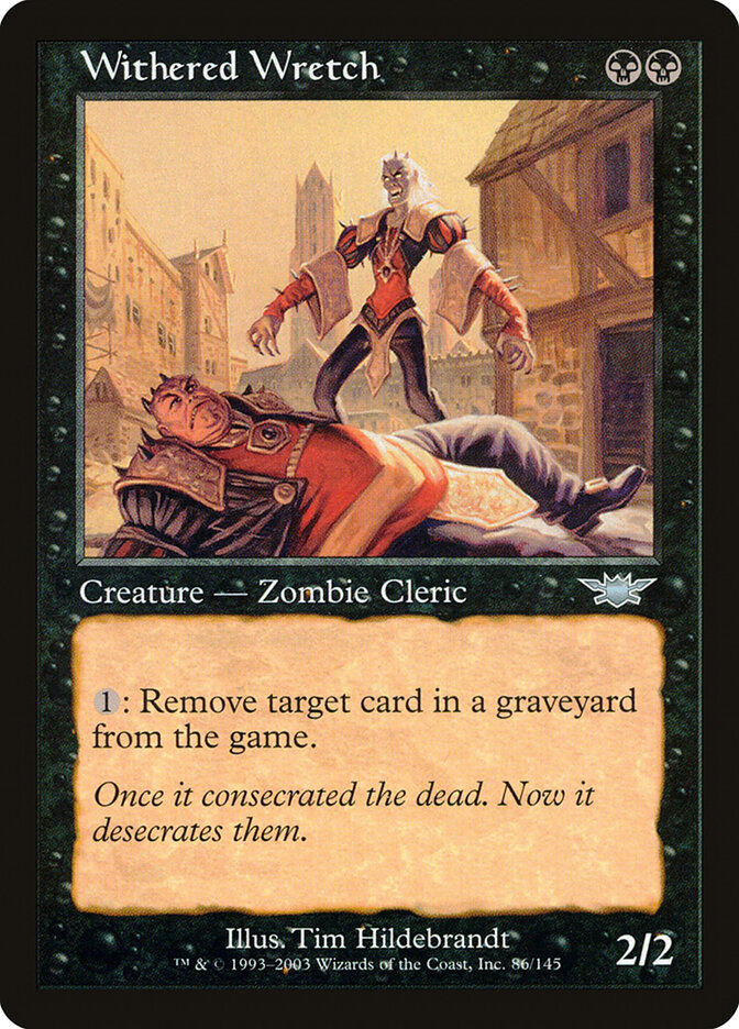 Withered Wretch card front