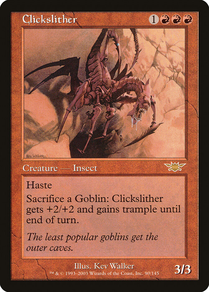 Clickslither card front