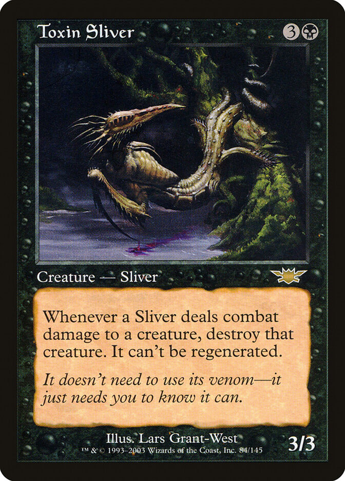 Toxin Sliver card front