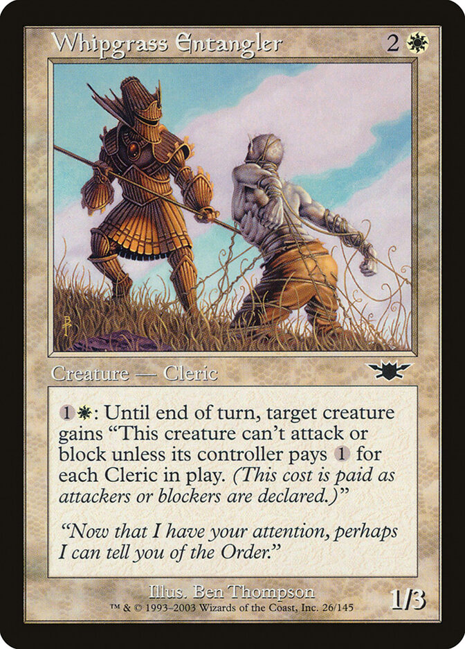 Whipgrass Entangler card front