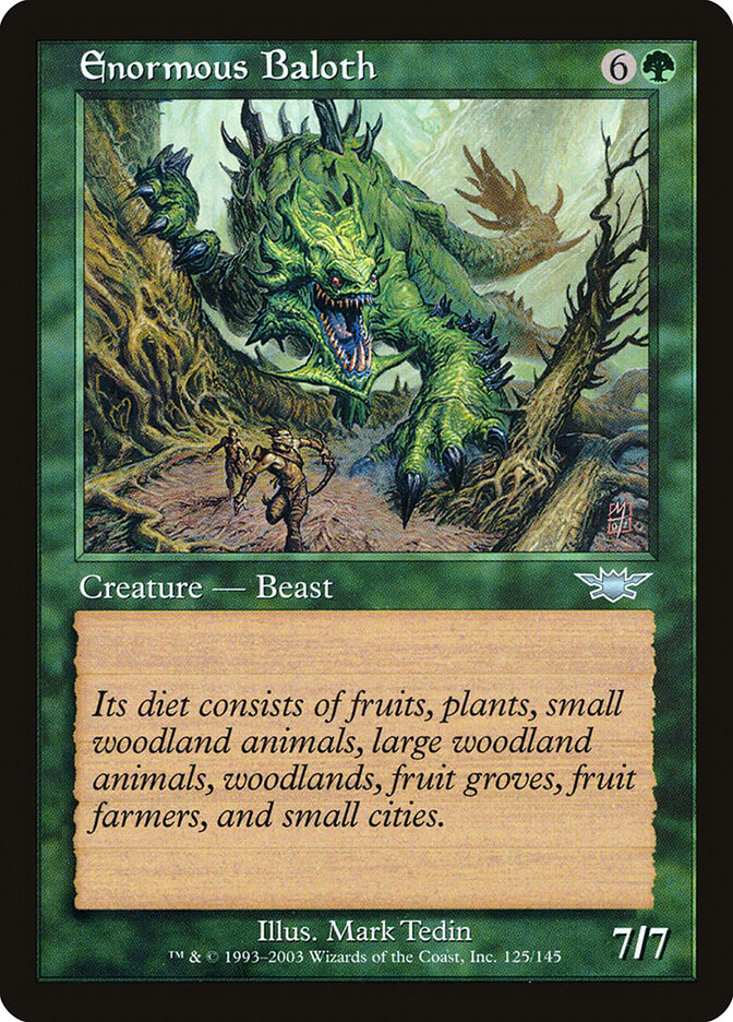 Enormous Baloth card front