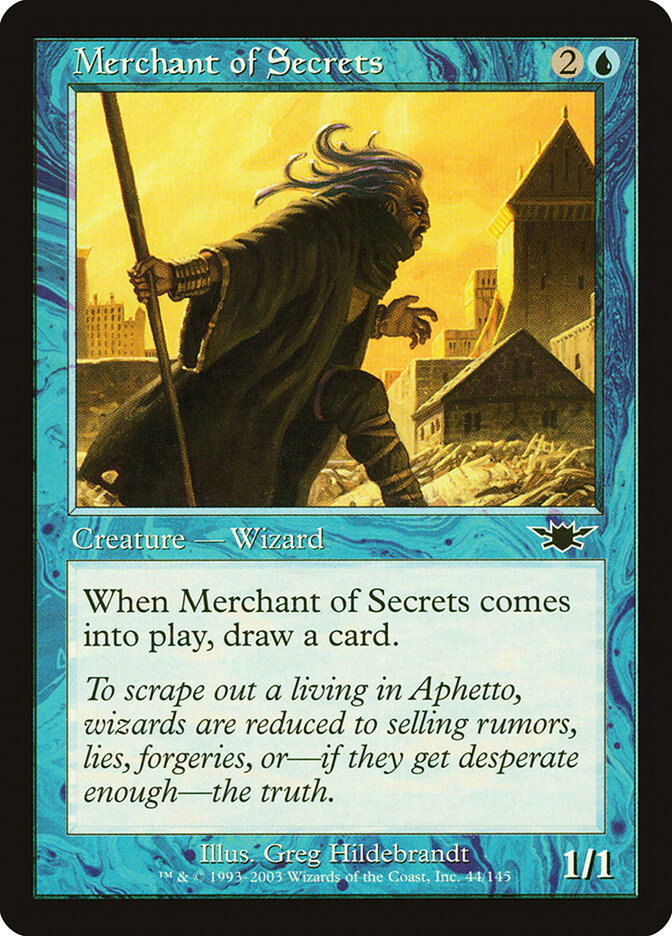 Merchant of Secrets card front