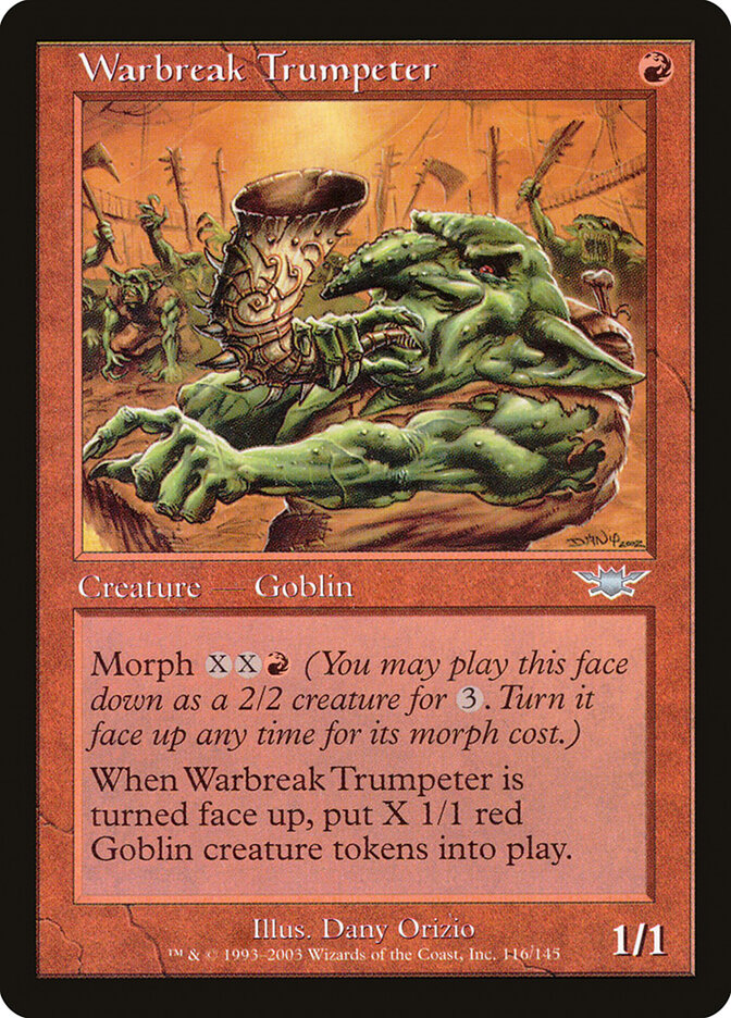 Warbreak Trumpeter card front