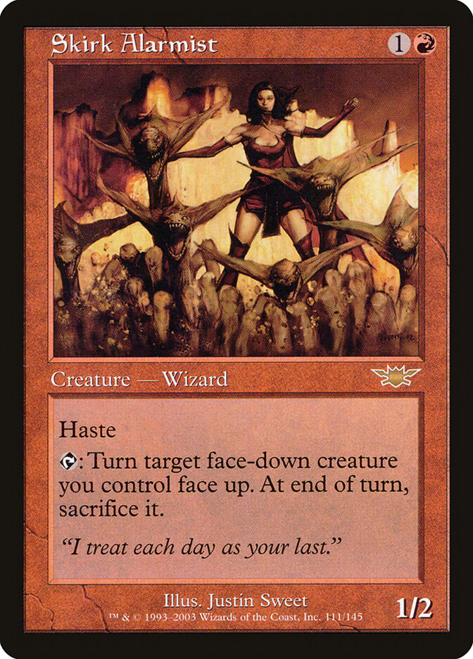 Skirk Alarmist card front