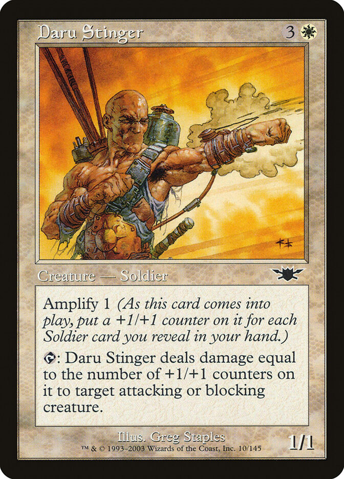 Daru Stinger card front