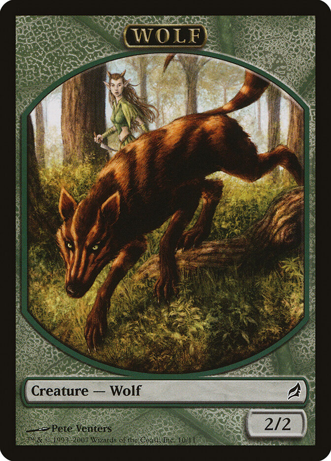 Wolf card front