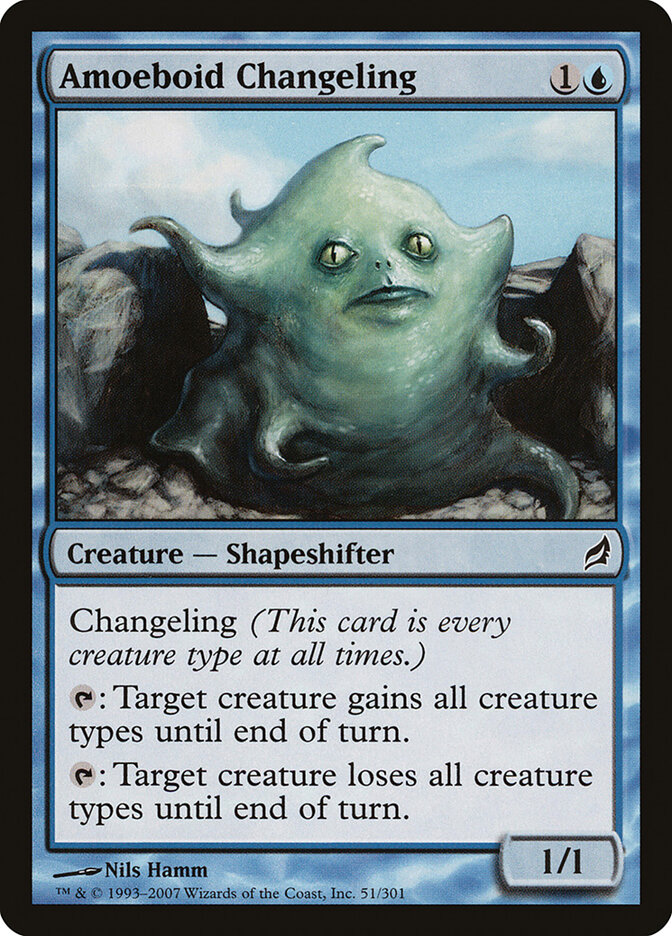Amoeboid Changeling card front